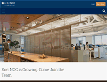 Tablet Screenshot of enernoc.com
